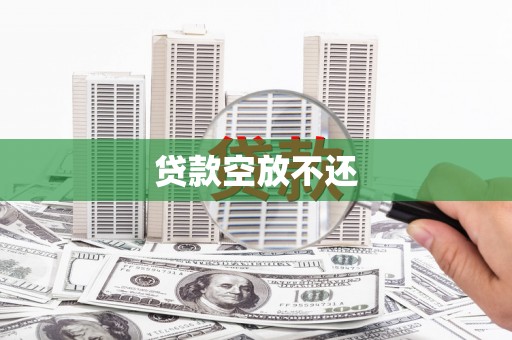 思茅贷款空放不还