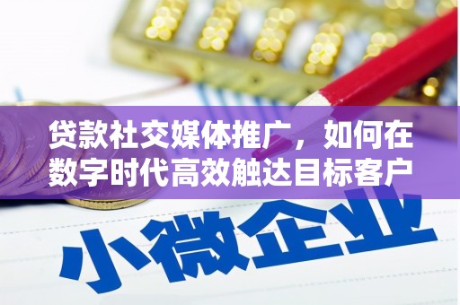 鸟松贷款社交媒体推广，如何在数字时代高效触达目标客户
