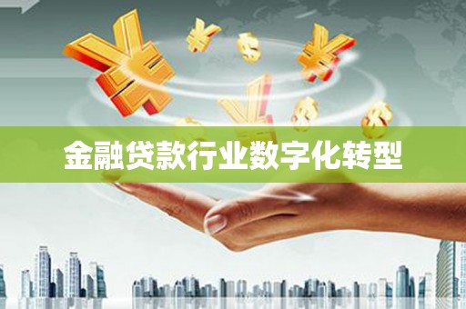 吐鲁番金融贷款行业数字化转型