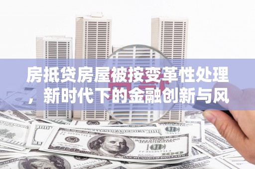 思茅房抵贷房屋被按变革性处理，新时代下的金融创新与风险防范