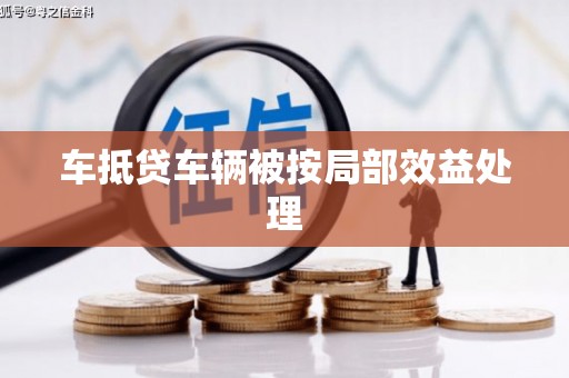 常平车抵贷车辆被按局部效益处理