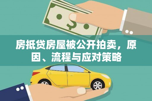 连平房抵贷房屋被公开拍卖，原因、流程与应对策略