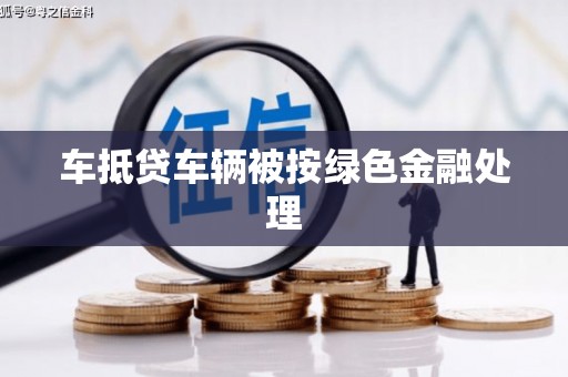 邕宁车抵贷车辆被按绿色金融处理