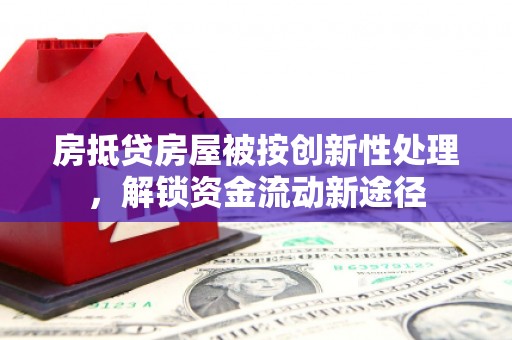 安南房抵贷房屋被按创新性处理，解锁资金流动新途径