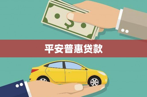 黔东平安普惠贷款
