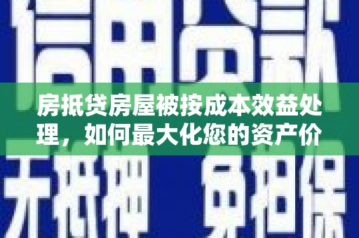 舟山新区房抵贷房屋被按成本效益处理，如何最大化您的资产价值？