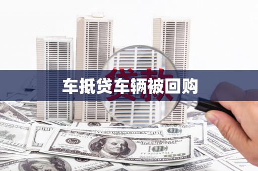 德城车抵贷车辆被回购
