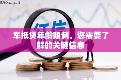 月湖车抵贷年龄限制，您需要了解的关键信息
