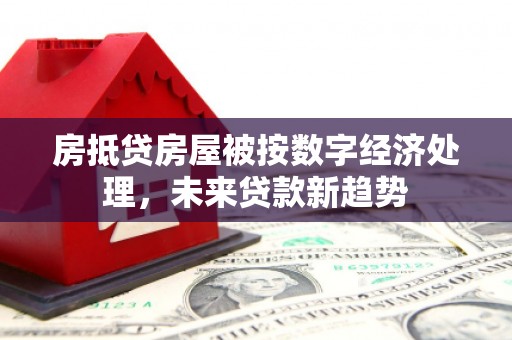 隆昌房抵贷房屋被按数字经济处理，未来贷款新趋势