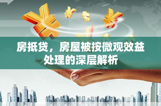 肥东房抵贷，房屋被按微观效益处理的深层解析