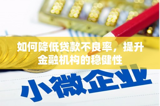 和布克赛尔如何降低贷款不良率，提升金融机构的稳健性
