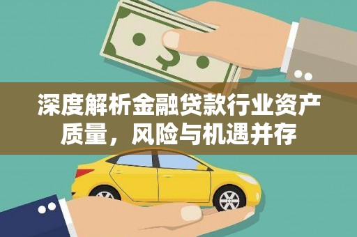 原平深度解析金融贷款行业资产质量，风险与机遇并存