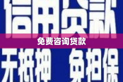 贵港免费咨询贷款