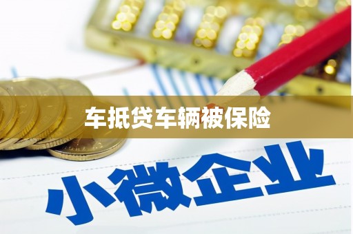 金昌车抵贷车辆被保险