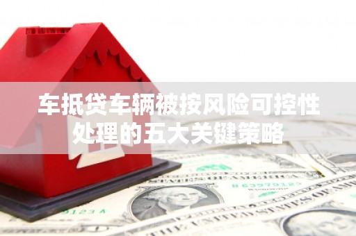 铜鼓车抵贷车辆被按风险可控性处理的五大关键策略