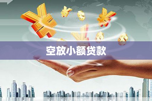龙岩空放小额贷款