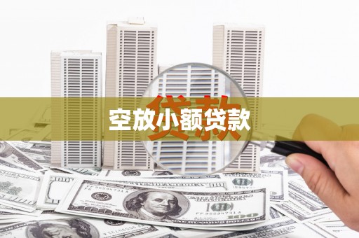 盐埕空放小额贷款