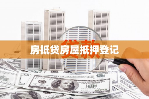 天等房抵贷房屋抵押登记