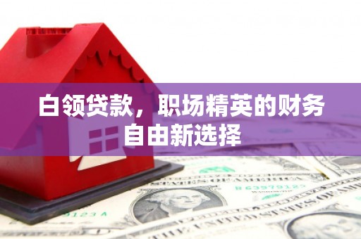 广宗白领贷款，职场精英的财务自由新选择
