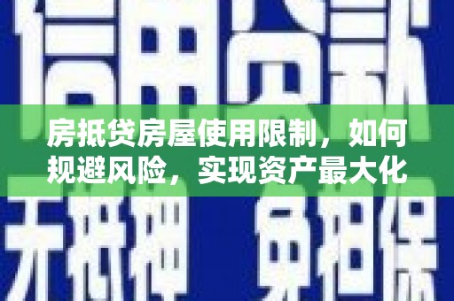 大树房抵贷房屋使用限制，如何规避风险，实现资产最大化？