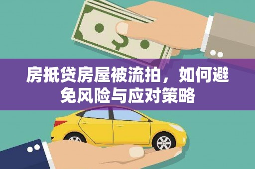 嘉陵房抵贷房屋被流拍，如何避免风险与应对策略