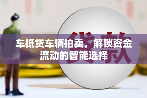 吴兴车抵贷车辆拍卖，解锁资金流动的智能选择
