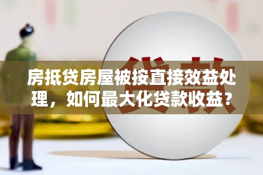 丹巴房抵贷房屋被按直接效益处理，如何最大化贷款收益？
