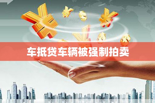 南海车抵贷车辆被强制拍卖