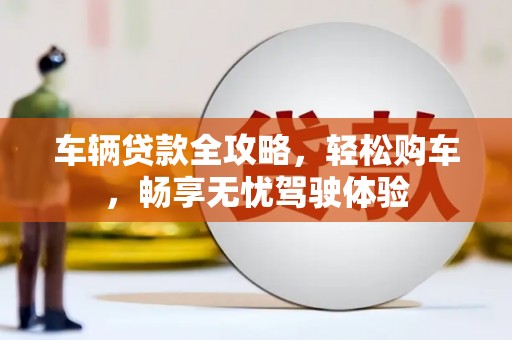 雨城车辆贷款全攻略，轻松购车，畅享无忧驾驶体验