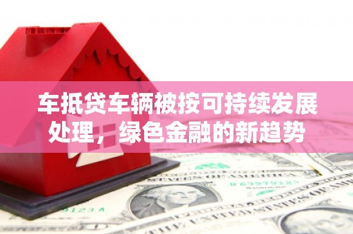 洪山车抵贷车辆被按可持续发展处理，绿色金融的新趋势