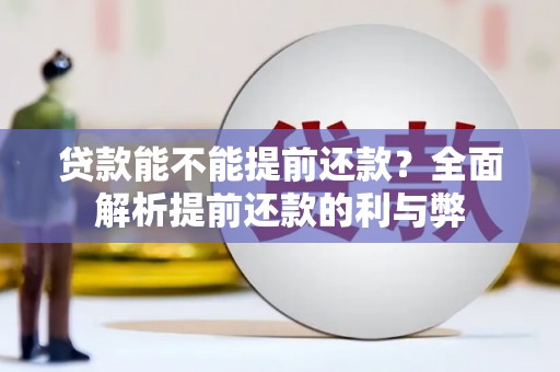 船山贷款能不能提前还款？全面解析提前还款的利与弊