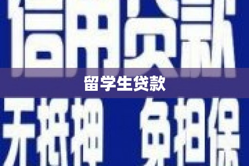 永胜留学生贷款