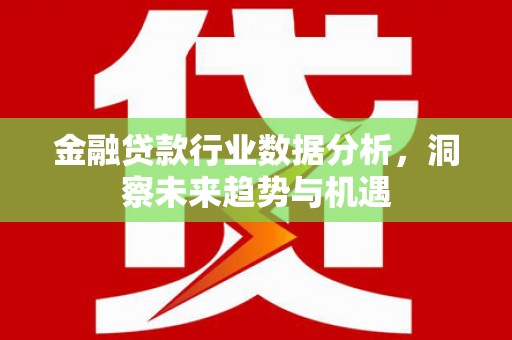 雄安新区金融贷款行业数据分析，洞察未来趋势与机遇