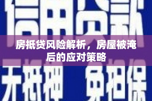 庄浪房抵贷风险解析，房屋被淹后的应对策略