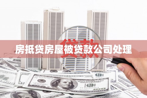 裕安房抵贷房屋被贷款公司处理