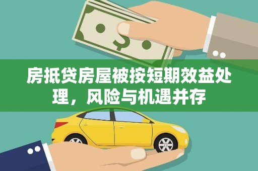 田东房抵贷房屋被按短期效益处理，风险与机遇并存