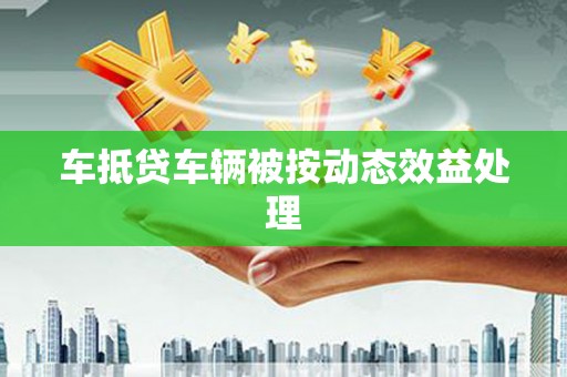 普格车抵贷车辆被按动态效益处理