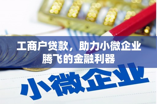 南关工商户贷款，助力小微企业腾飞的金融利器