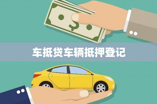 峨边车抵贷车辆抵押登记
