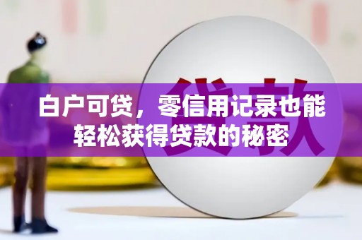 泾阳白户可贷，零信用记录也能轻松获得贷款的秘密