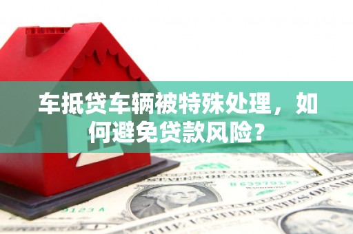 泾阳车抵贷车辆被特殊处理，如何避免贷款风险？