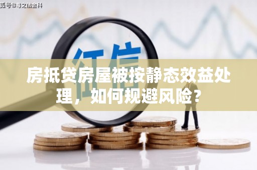 宁南房抵贷房屋被按静态效益处理，如何规避风险？