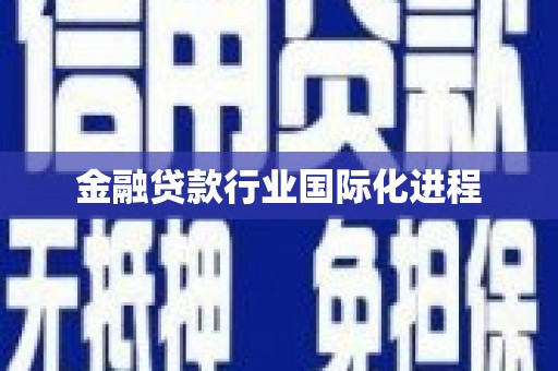 紫云金融贷款行业国际化进程