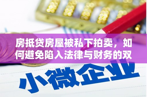 三水房抵贷房屋被私下拍卖，如何避免陷入法律与财务的双重困境？