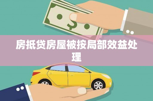 屯门房抵贷房屋被按局部效益处理