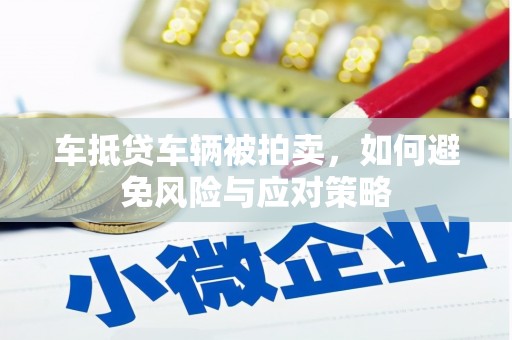 钢城车抵贷车辆被拍卖，如何避免风险与应对策略