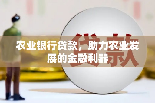 万里农业银行贷款，助力农业发展的金融利器