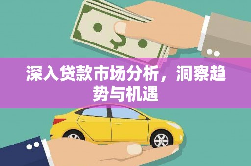 三沙深入贷款市场分析，洞察趋势与机遇