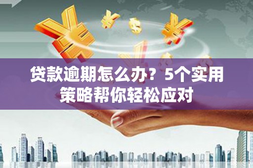鲁山贷款逾期怎么办？5个实用策略帮你轻松应对