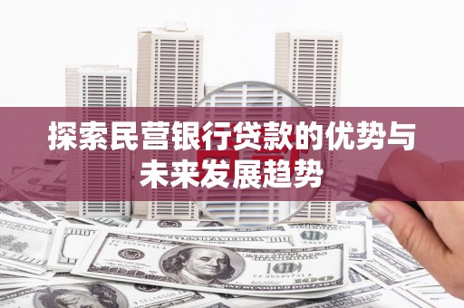鲁山探索民营银行贷款的优势与未来发展趋势